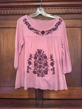 Garnet Hill Embroidered Tunic